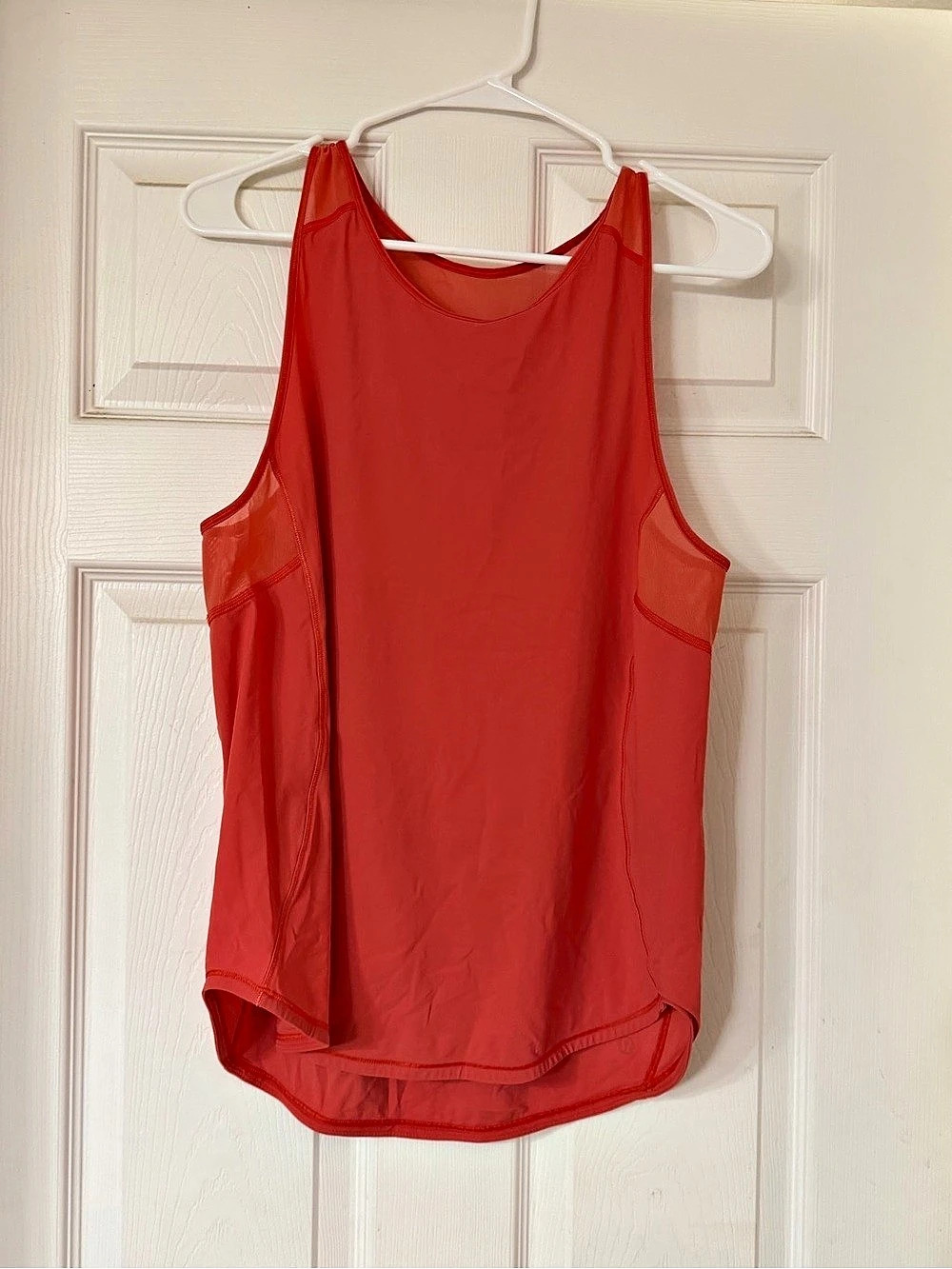 lululemon Sculpt Tank Coral Athletic Tank Top